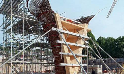 Broszura - drewniane formy do betonu.